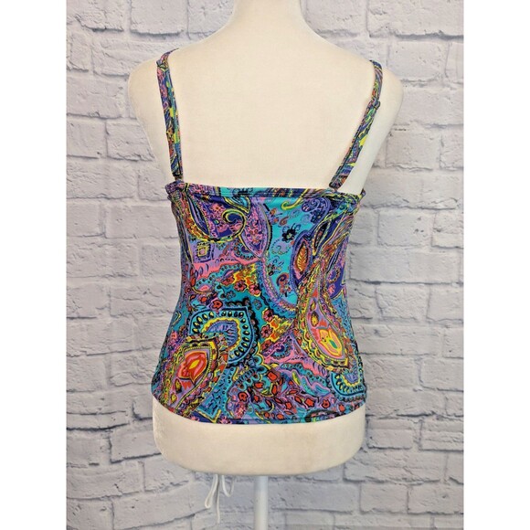 VS Tankini Paisley Floral with push up bra 36 A - Picture 2 of 9